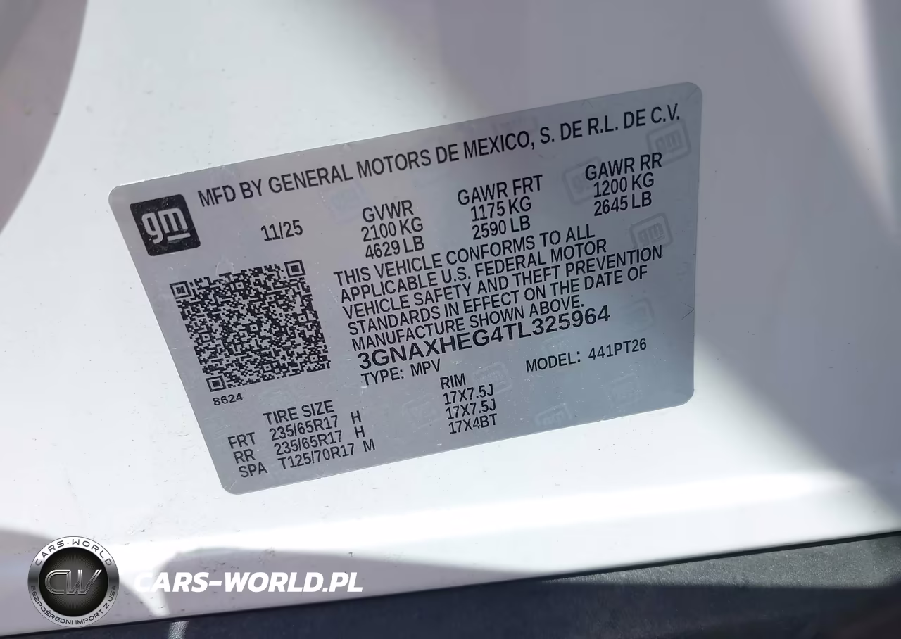 2026 Chevrolet Equinox Fwd Lt VIN:3GNAXHEG4TL325964 - 9
