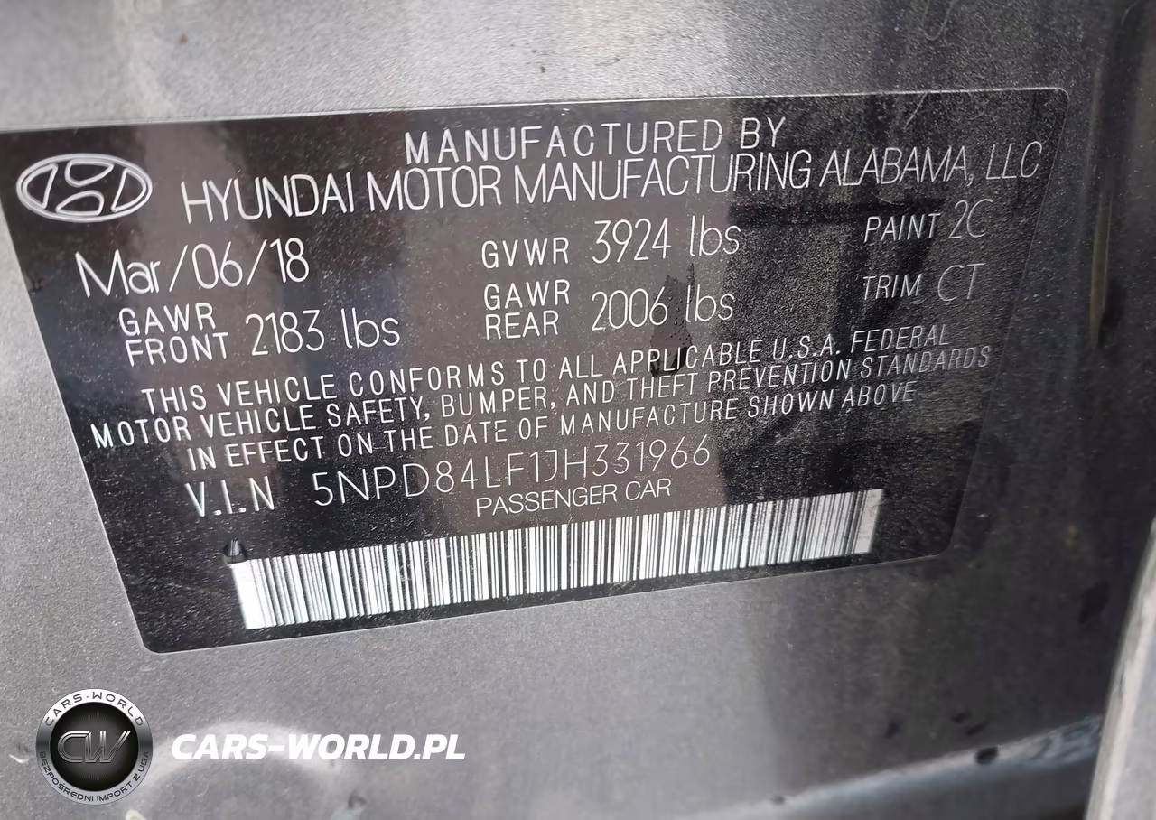 2018 Hyundai Elantra Value Edition VIN:5NPD84LF1JH331966 - 9