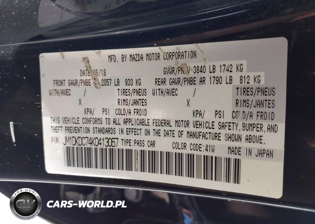 2019 Mazda Cx-3 Touring VIN:JM1DKDC74K0413067 - 9