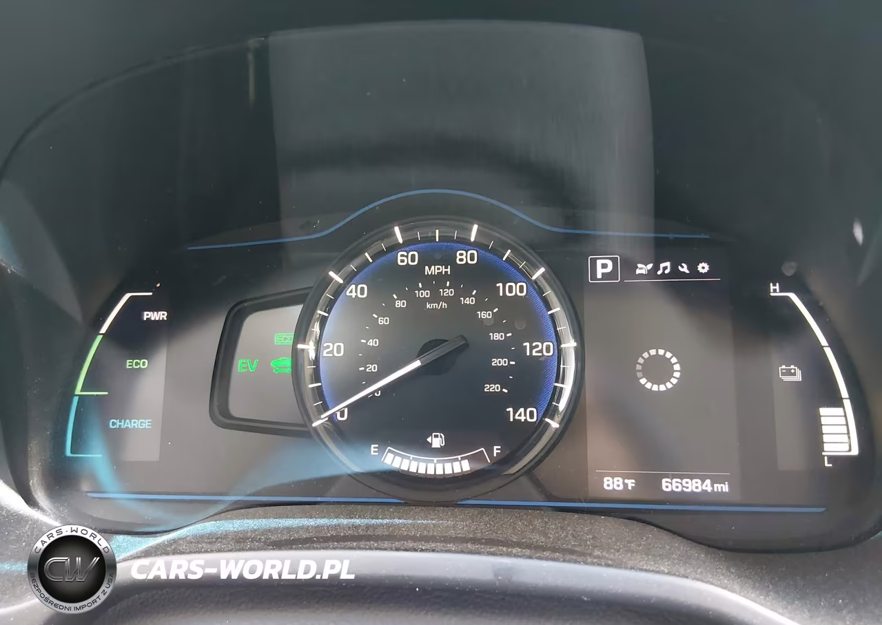 2018 Hyundai Ioniq Hybrid Blue VIN:KMHC65LC9JU075901 - 7