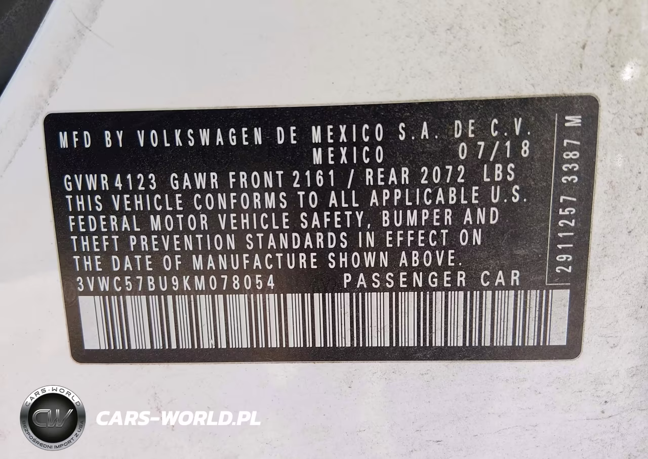 2019 Volkswagen Jetta 1.4T R-Line-1.4T S-1.4T Se VIN:3VWC57BU9KM078054 - 9