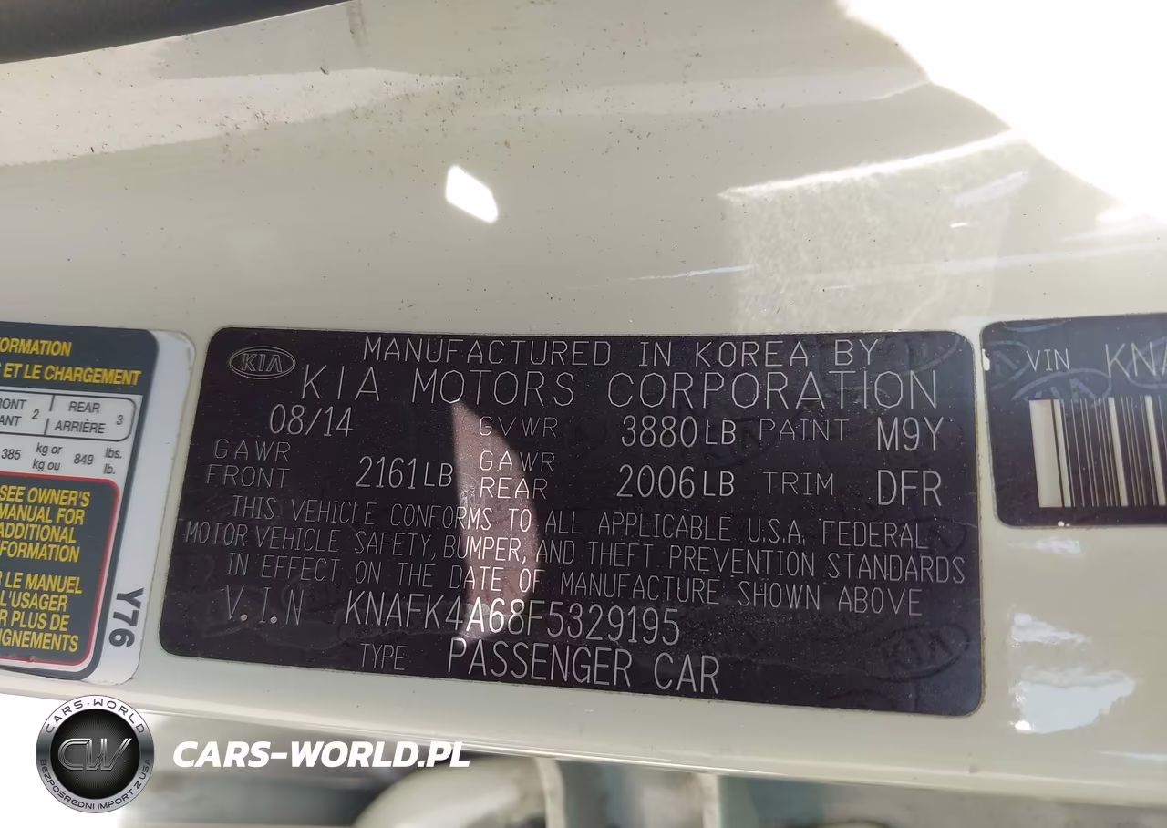 2015 Kia Forte Lx VIN:KNAFK4A68F5329195 - 9