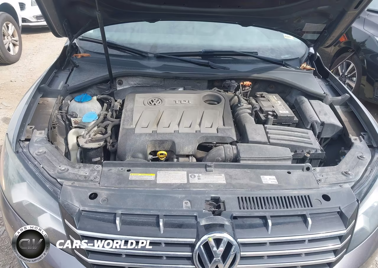 2014 Volkswagen Passat 2.0L Tdi Se VIN:1VWBN7A33EC081137 - 10