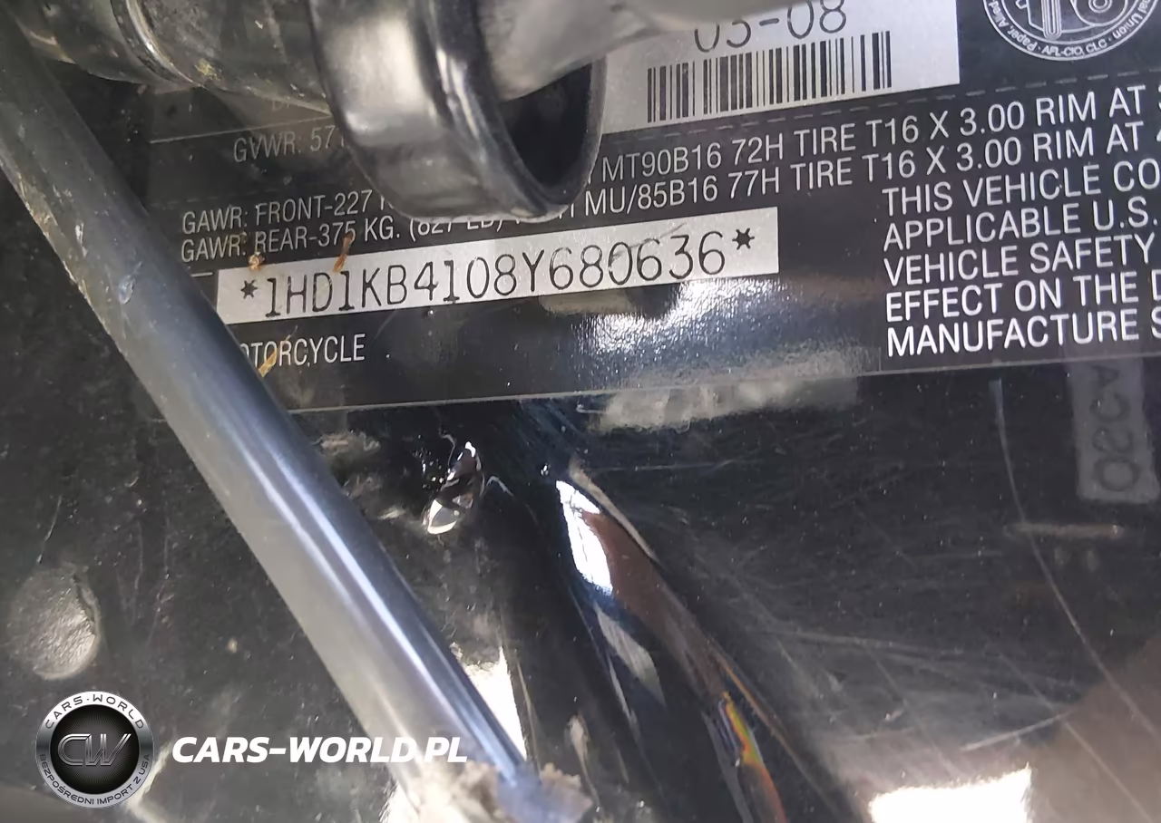 2008 Harley-Davidson Flhx VIN:1HD1KB4108Y680636 - 10