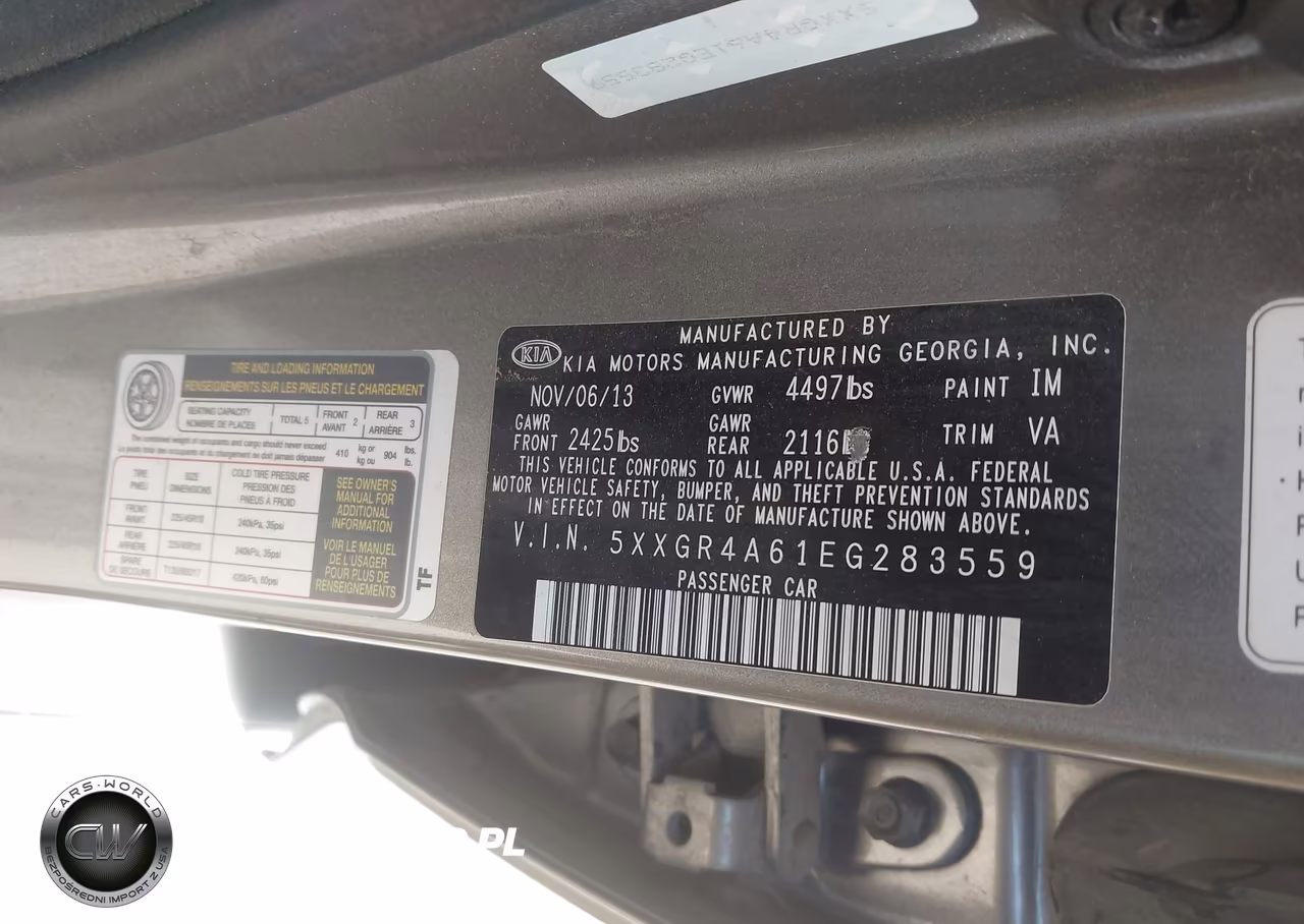 2014 Kia Optima Sxl Turbo VIN:5XXGR4A61EG283559 - 9