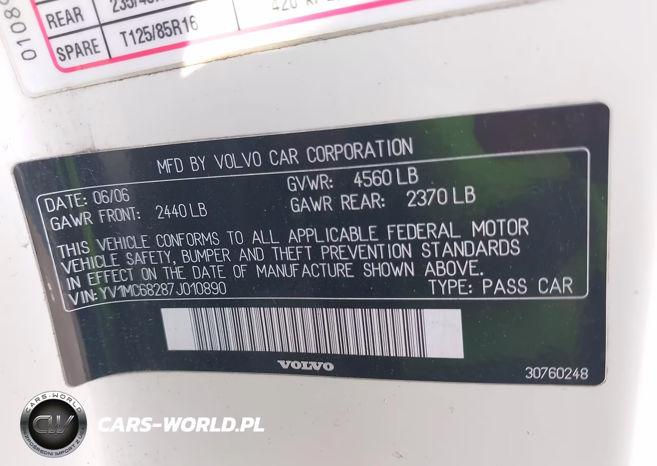 2007 Volvo C70 T5 VIN:YV1MC68287J010890 - 8