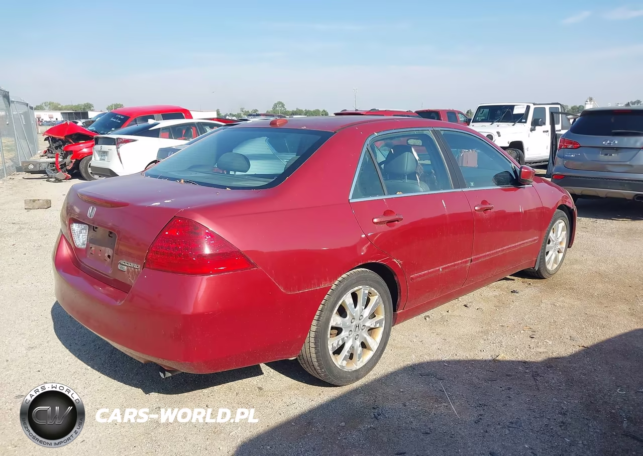 2007 Honda Accord 3.0 Ex VIN:1HGCM66587A042851 - 4