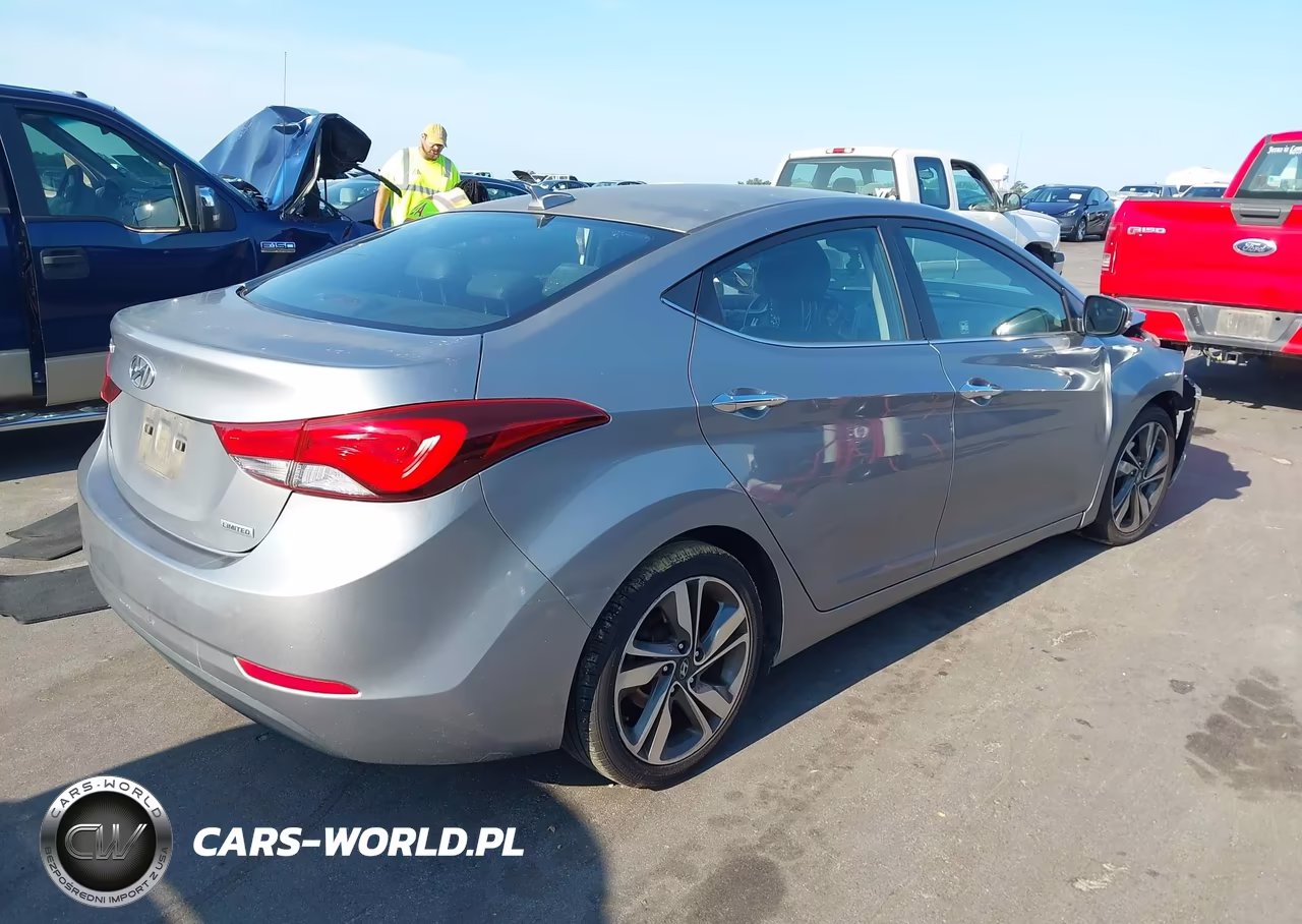 2014 Hyundai Elantra Limited VIN:KMHDH4AE6EU032300 - 4