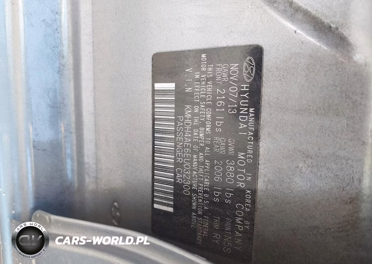 2014 Hyundai Elantra Limited VIN:KMHDH4AE6EU032300 - 9