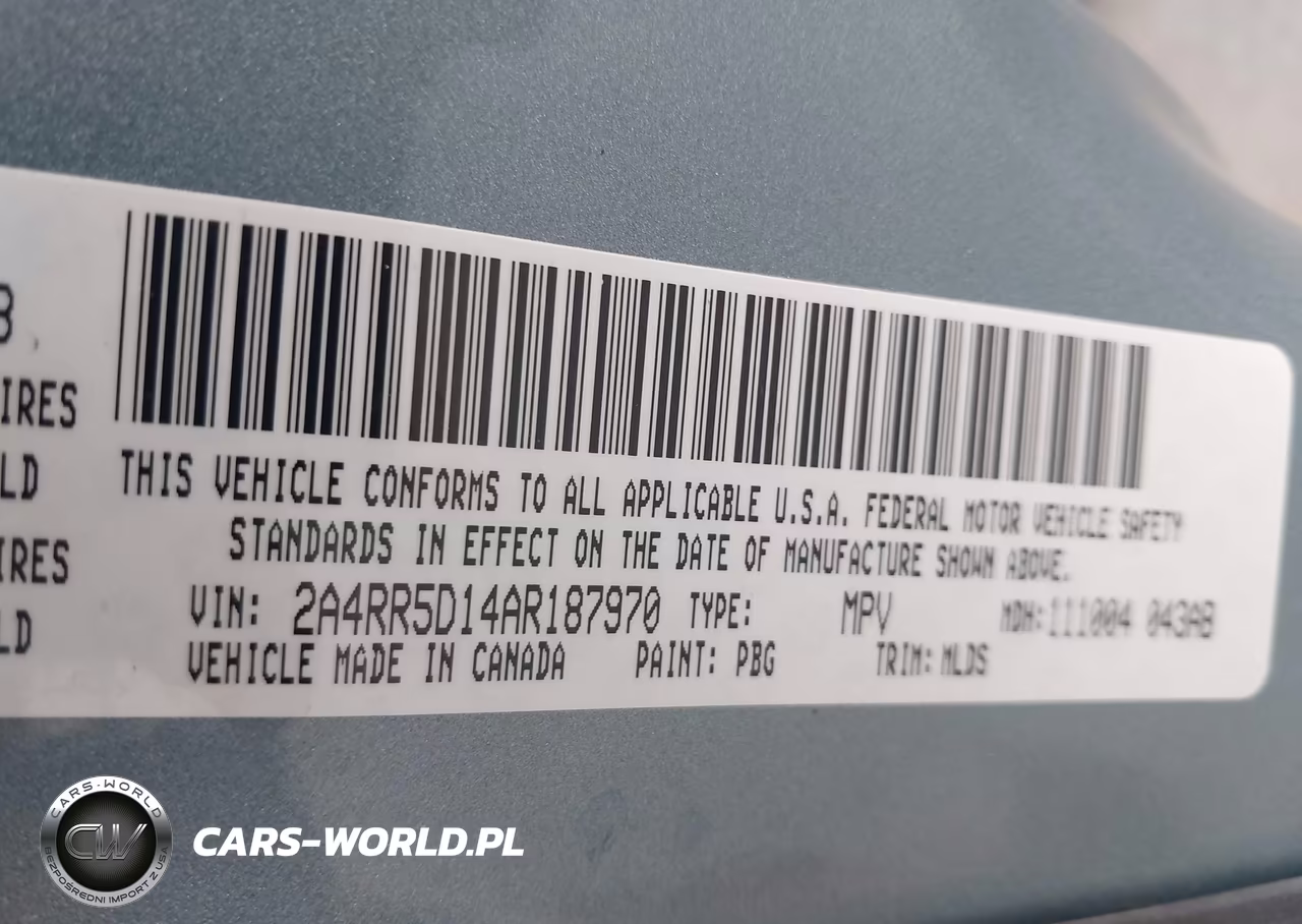 2010 Chrysler Town & Country Touring VIN:2A4RR5D14AR187970 - 9
