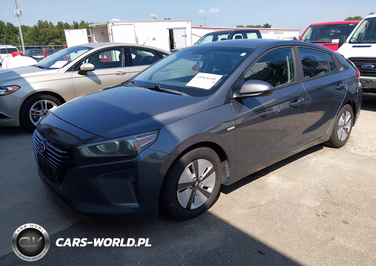 2018 Hyundai Ioniq Hybrid Blue VIN:KMHC65LC4JU099653 - 2