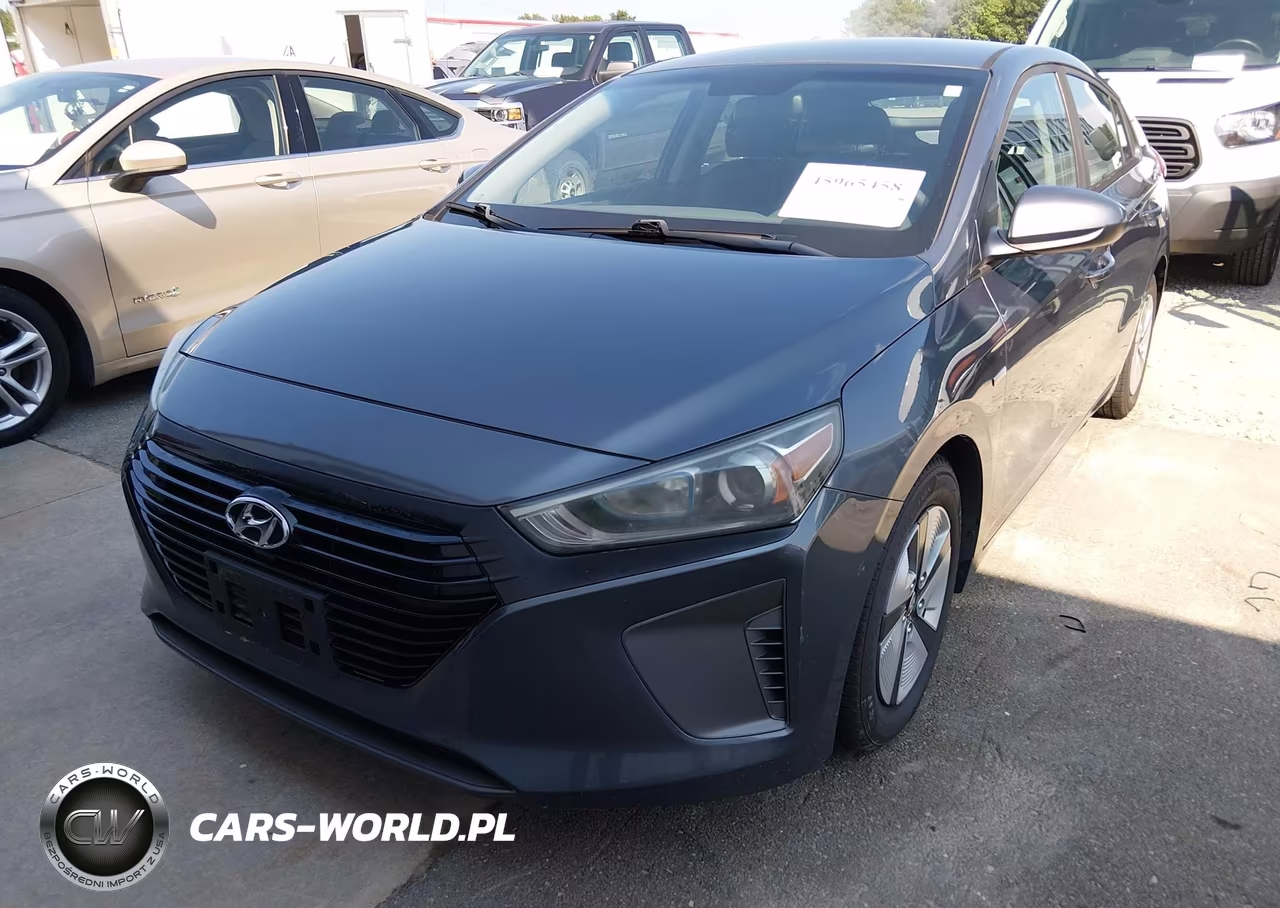 2018 Hyundai Ioniq Hybrid Blue VIN:KMHC65LC4JU099653 - 6