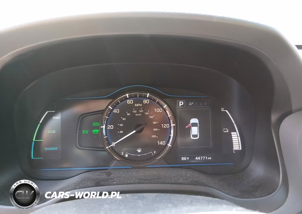 2018 Hyundai Ioniq Hybrid Blue VIN:KMHC65LC4JU099653 - 7