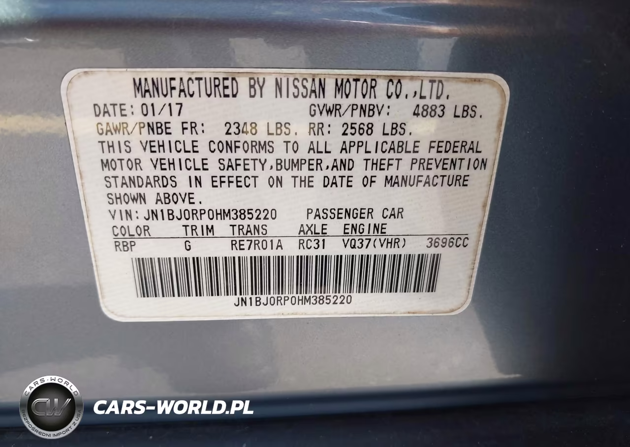 2017 Infiniti Qx50 VIN:JN1BJ0RP0HM385220 - 9