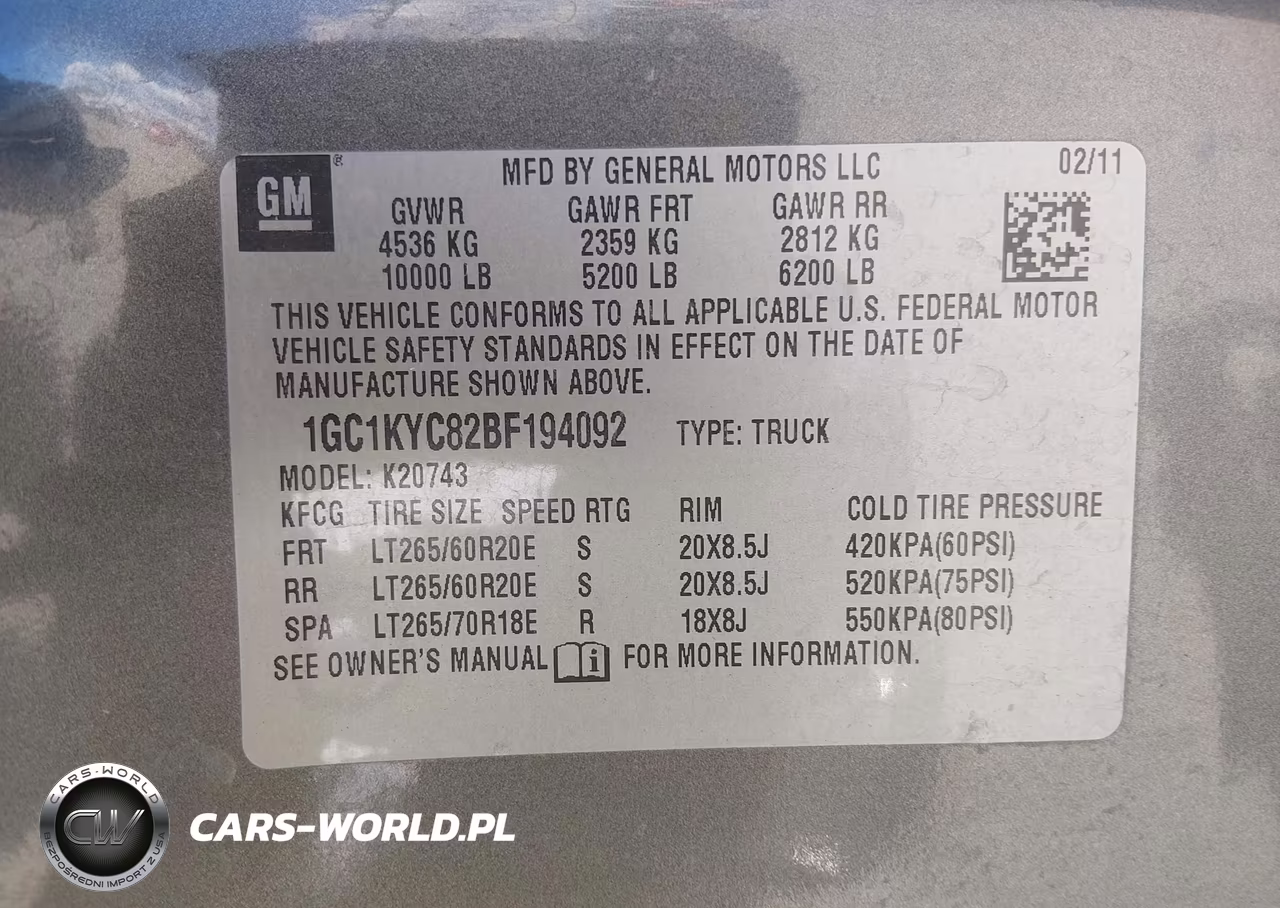 2011 Chevrolet Silverado 2500Hd Ltz VIN:1GC1KYC82BF194092 - 9