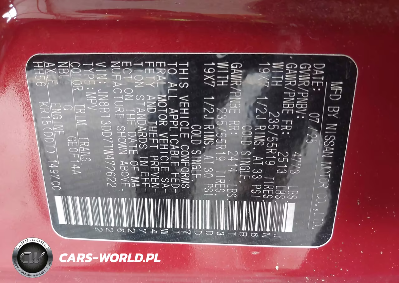 2026 Nissan Rogue Platinum VIN:JN8BT3DD7TW472622 - 9