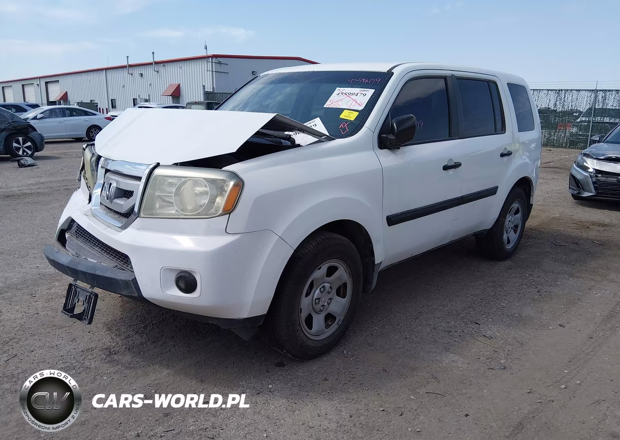 2010 Honda Pilot Lx VIN:5FNYF3H25AB010793 - 2