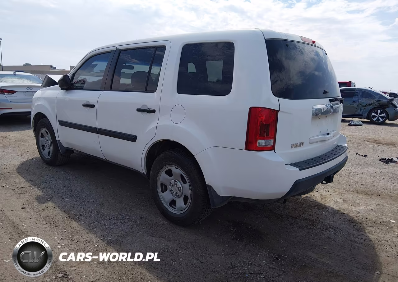 2010 Honda Pilot Lx VIN:5FNYF3H25AB010793 - 3