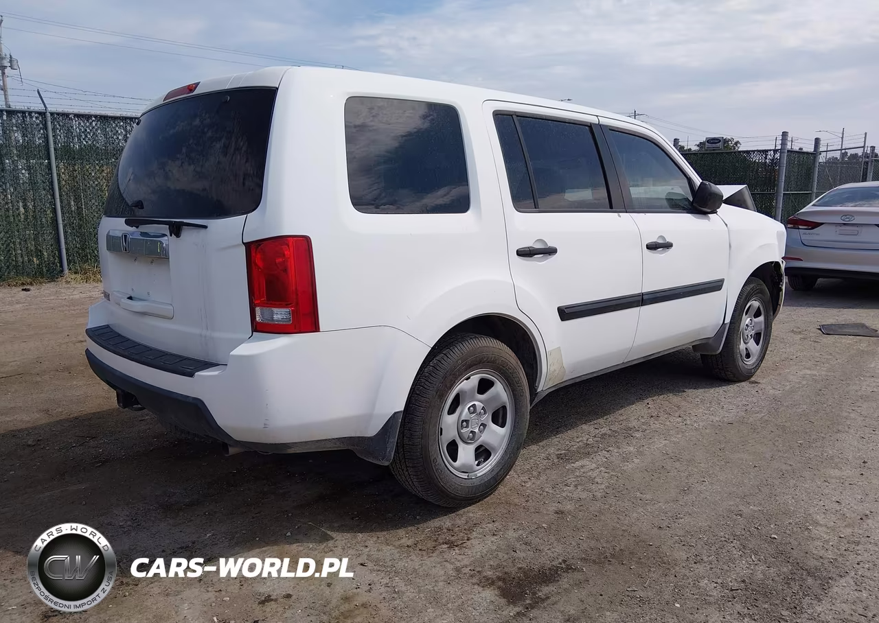 2010 Honda Pilot Lx VIN:5FNYF3H25AB010793 - 4