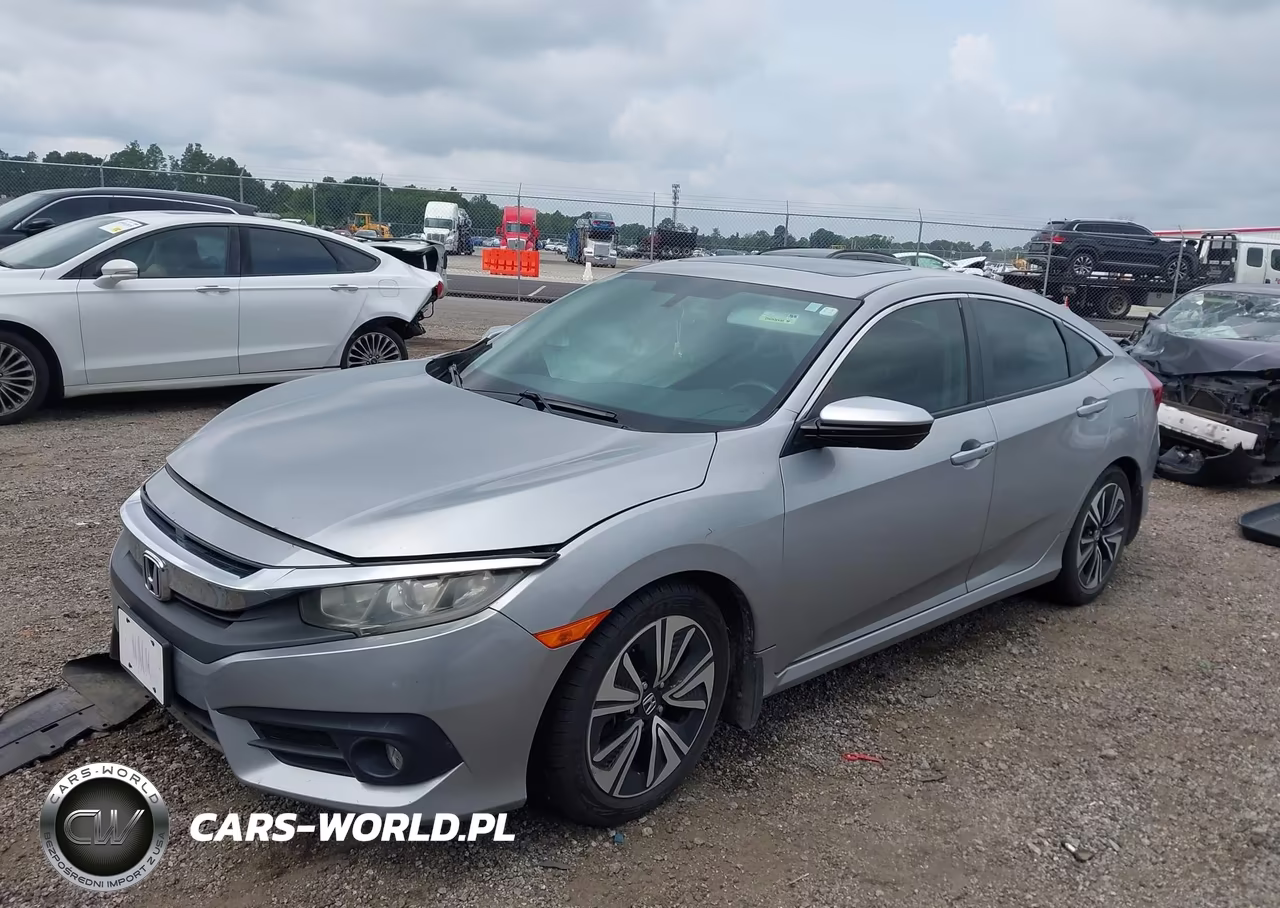 2018 Honda Civic Ex-L VIN:JHMFC1F76JX023124 - 2