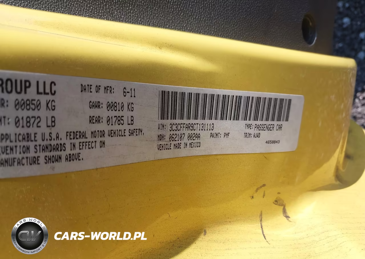 2012 Fiat 500 Pop VIN:3C3CFFAR9CT131113 - 9