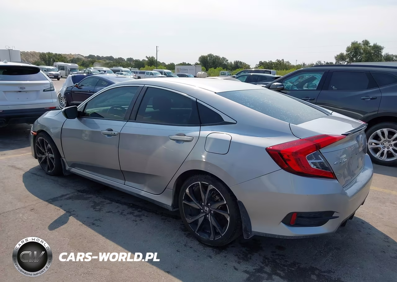 2019 Honda Civic Sport VIN:19XFC2E86KE010831 - 3
