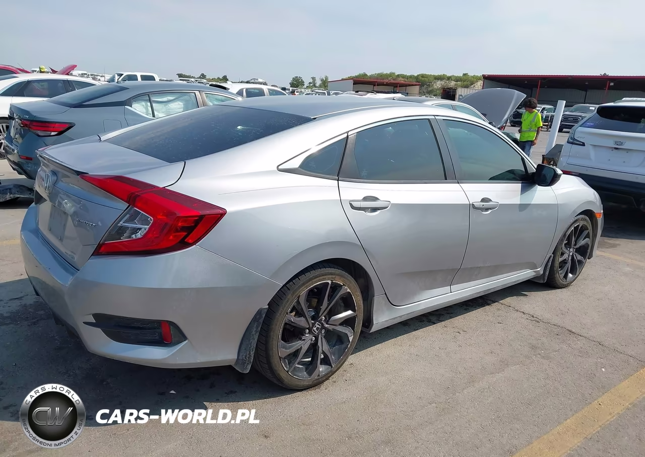 2019 Honda Civic Sport VIN:19XFC2E86KE010831 - 4