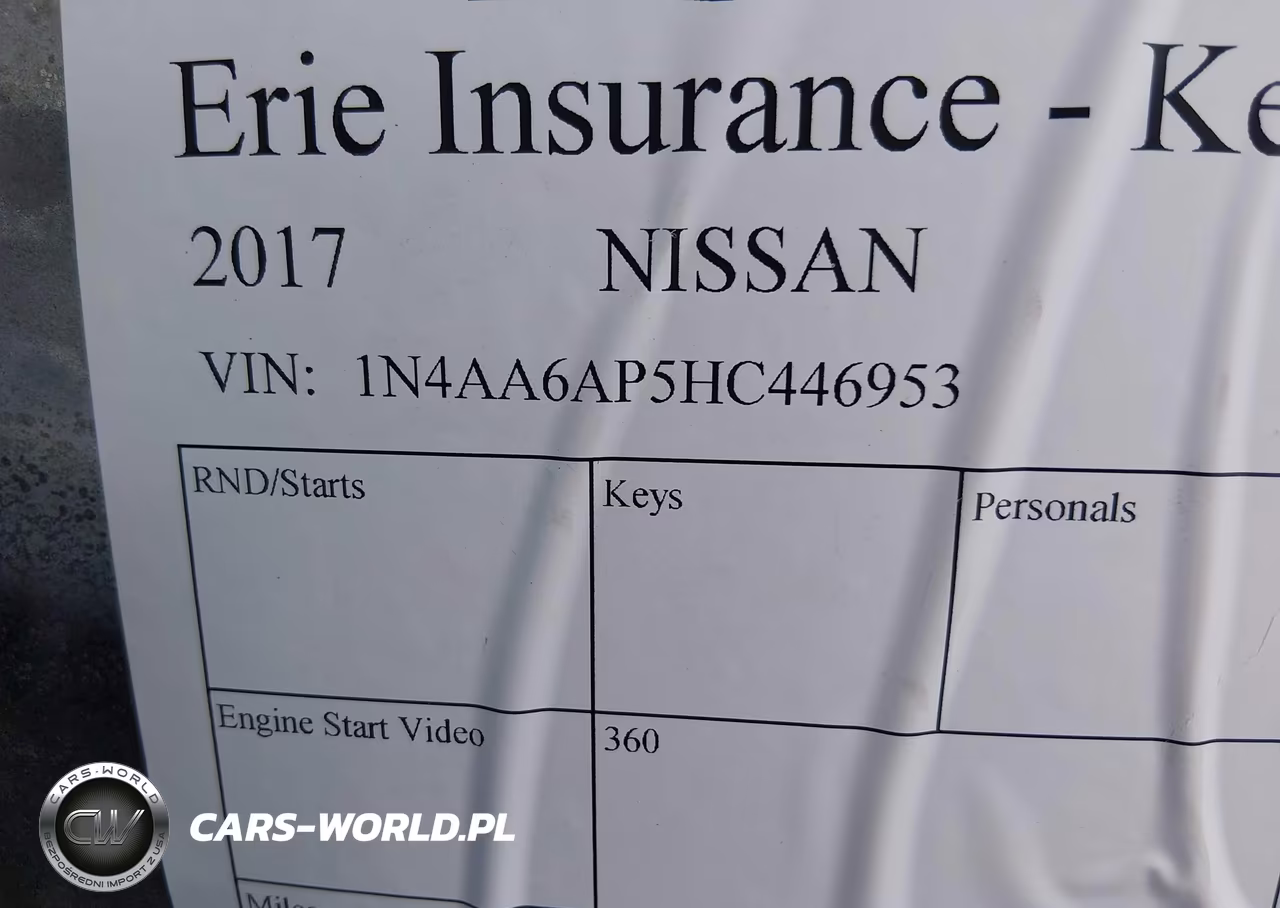 2017 Nissan Maxima 3.5 Sl VIN:1N4AA6AP5HC446953 - 9