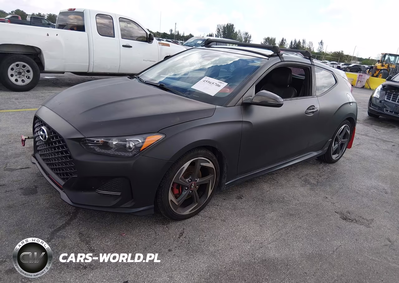 2019 Hyundai Veloster Turbo VIN:KMHTH6ABXKU020157 - 2