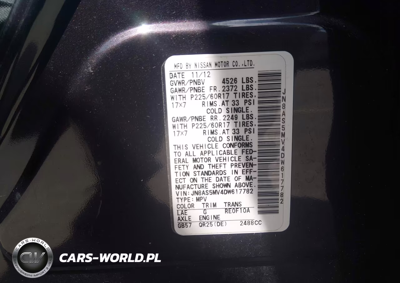 2013 Nissan Rogue Sv VIN:JN8AS5MV4DW617782 - 9