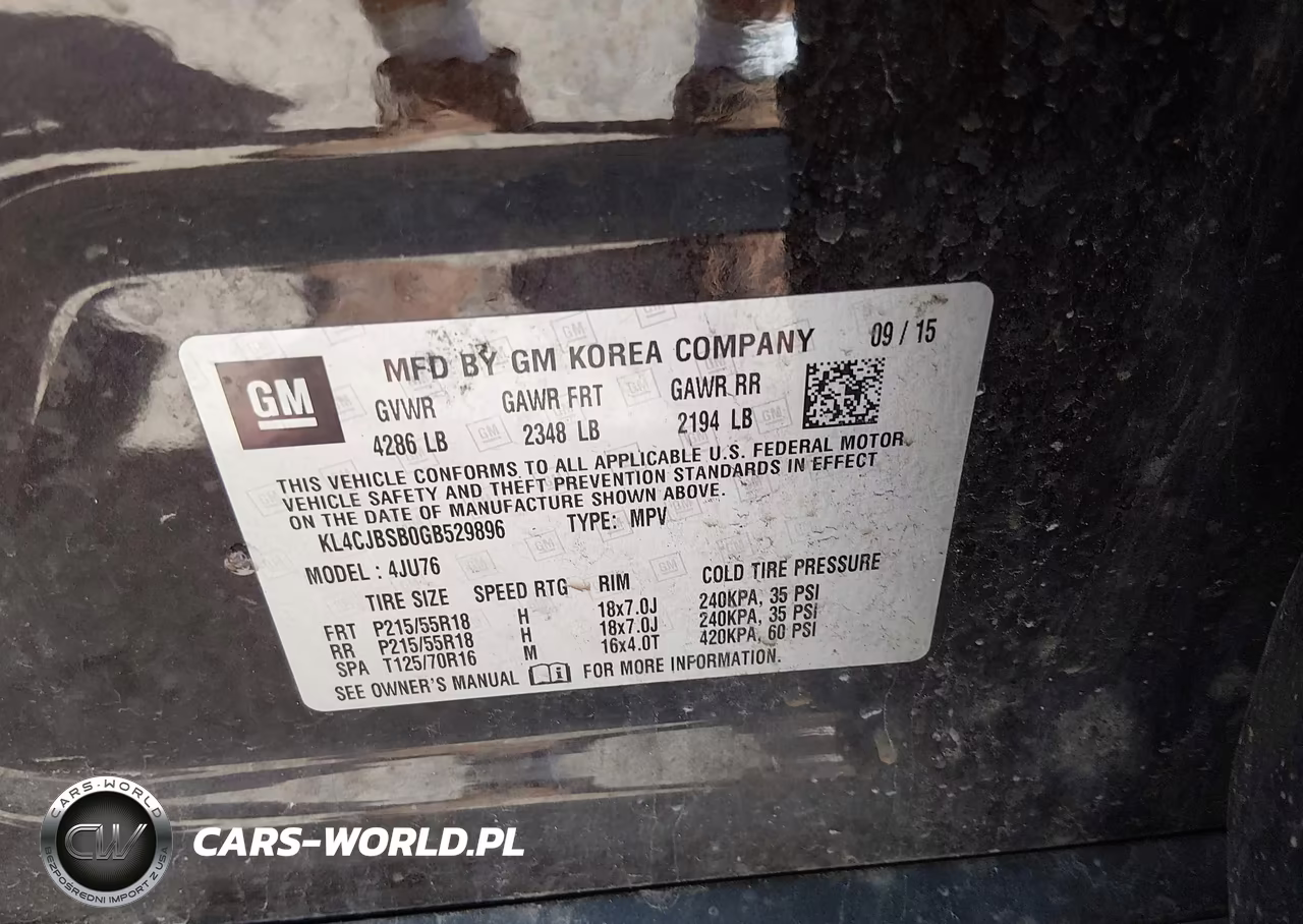 2016 Buick Encore Convenience VIN:KL4CJBSB0GB529896 - 9