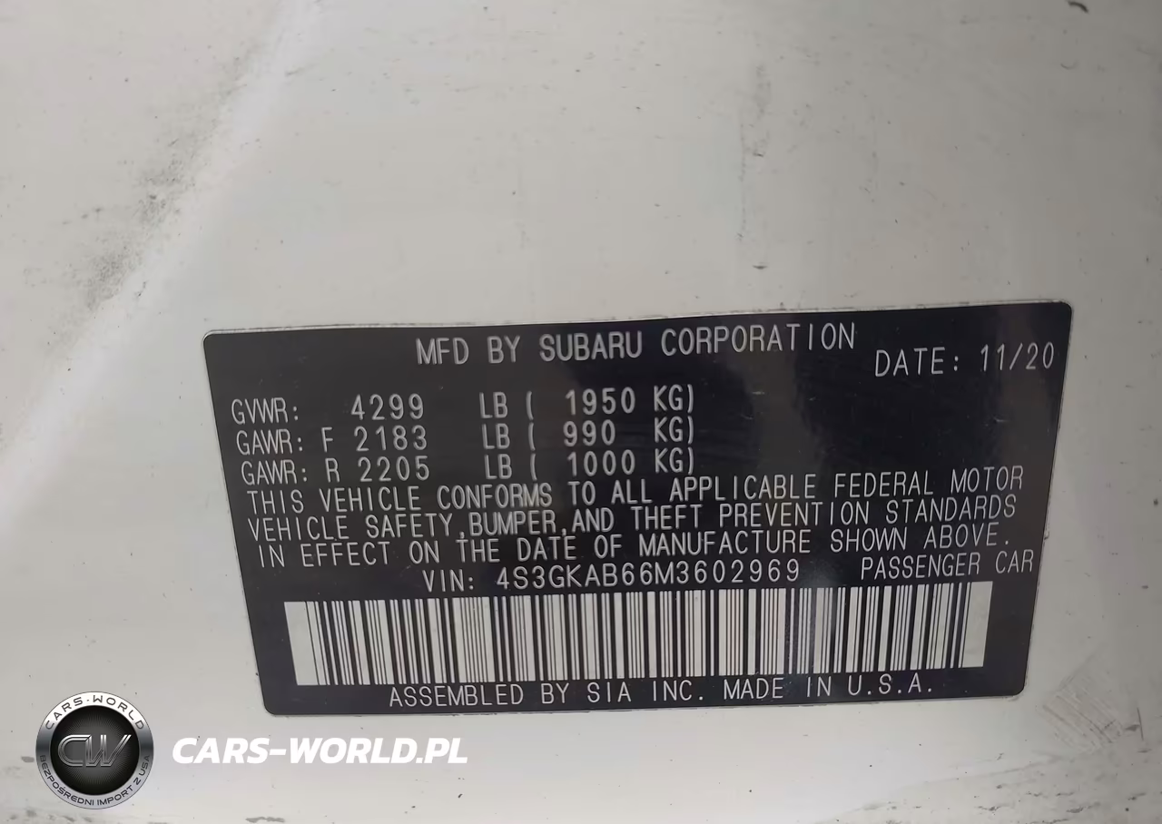 2021 Subaru Impreza Sedan VIN:4S3GKAB66M3602969 - 9