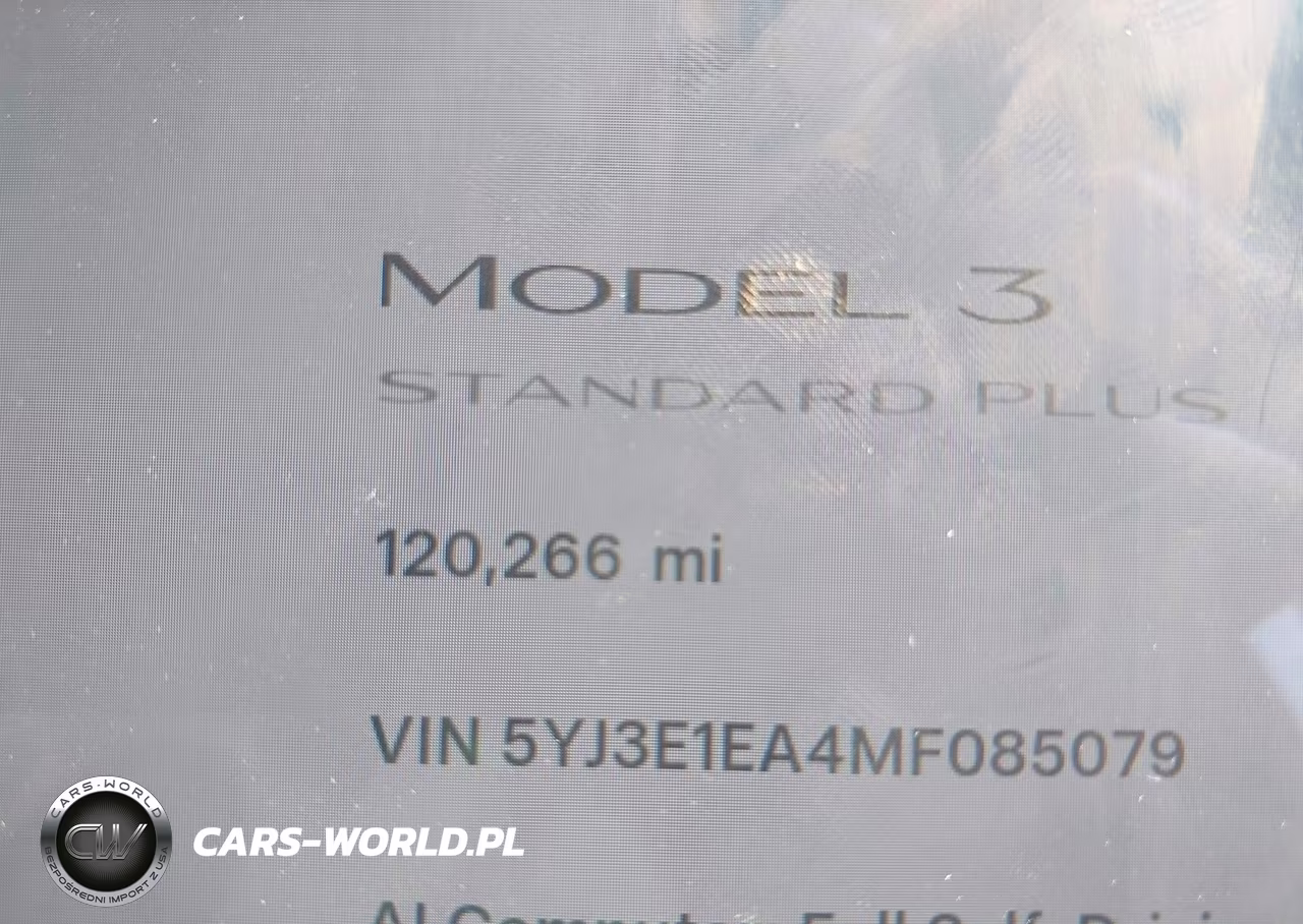 2021 Tesla Model 3 Standard Range Plus Rear-Wheel Drive VIN:5YJ3E1EA4MF085079 - 7