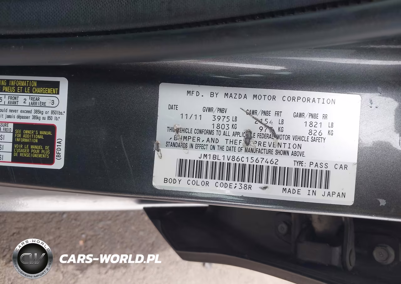 2012 Mazda Mazda3 I Touring VIN:JM1BL1V86C1567462 - 9