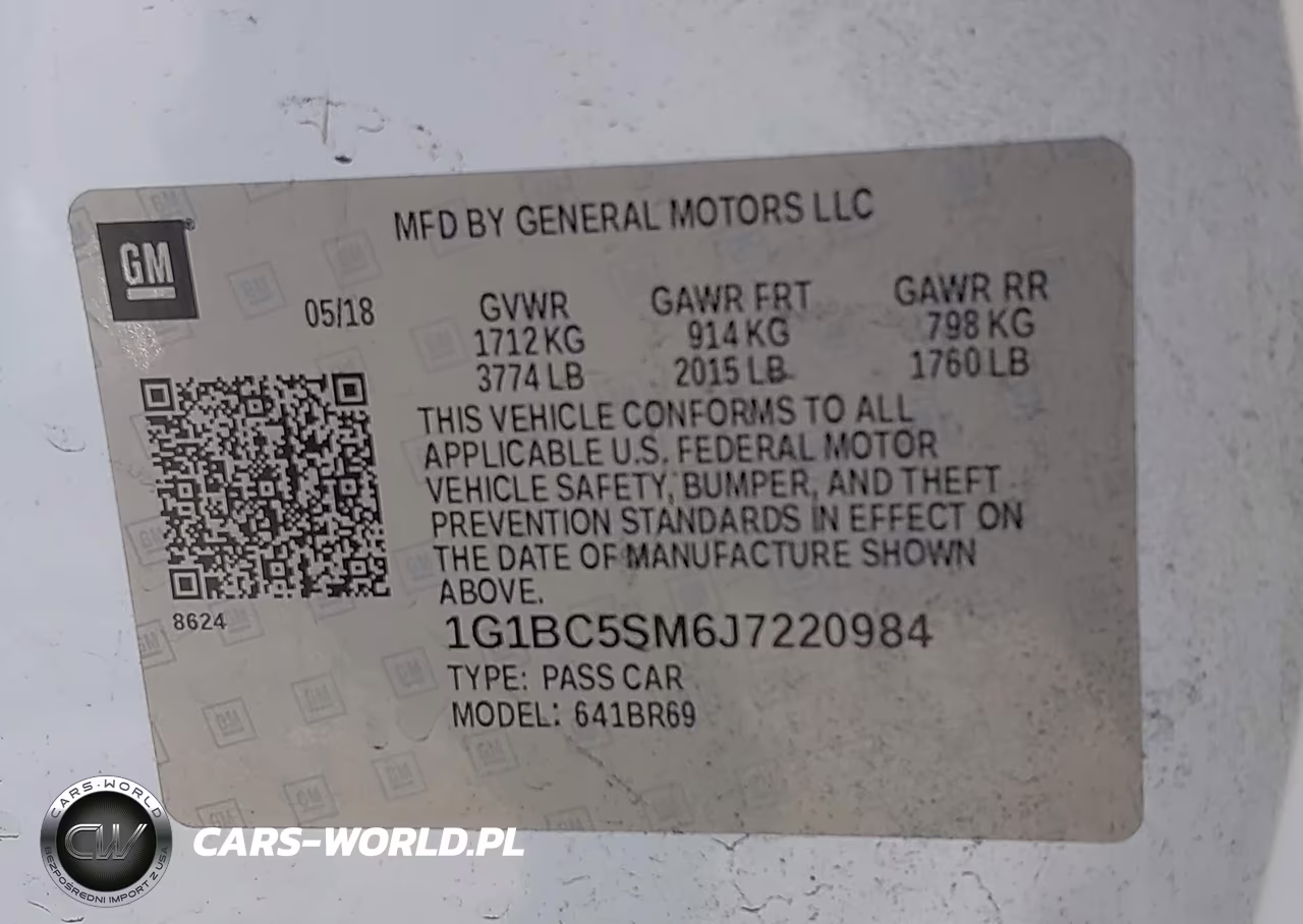 2018 Chevrolet Cruze Ls Auto VIN:1G1BC5SM6J7220984 - 9
