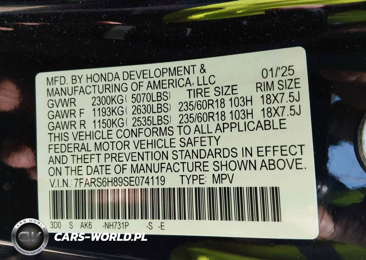 2025 Honda Cr-V Hybrid Sport-L VIN:7FARS6H89SE074119 - 9