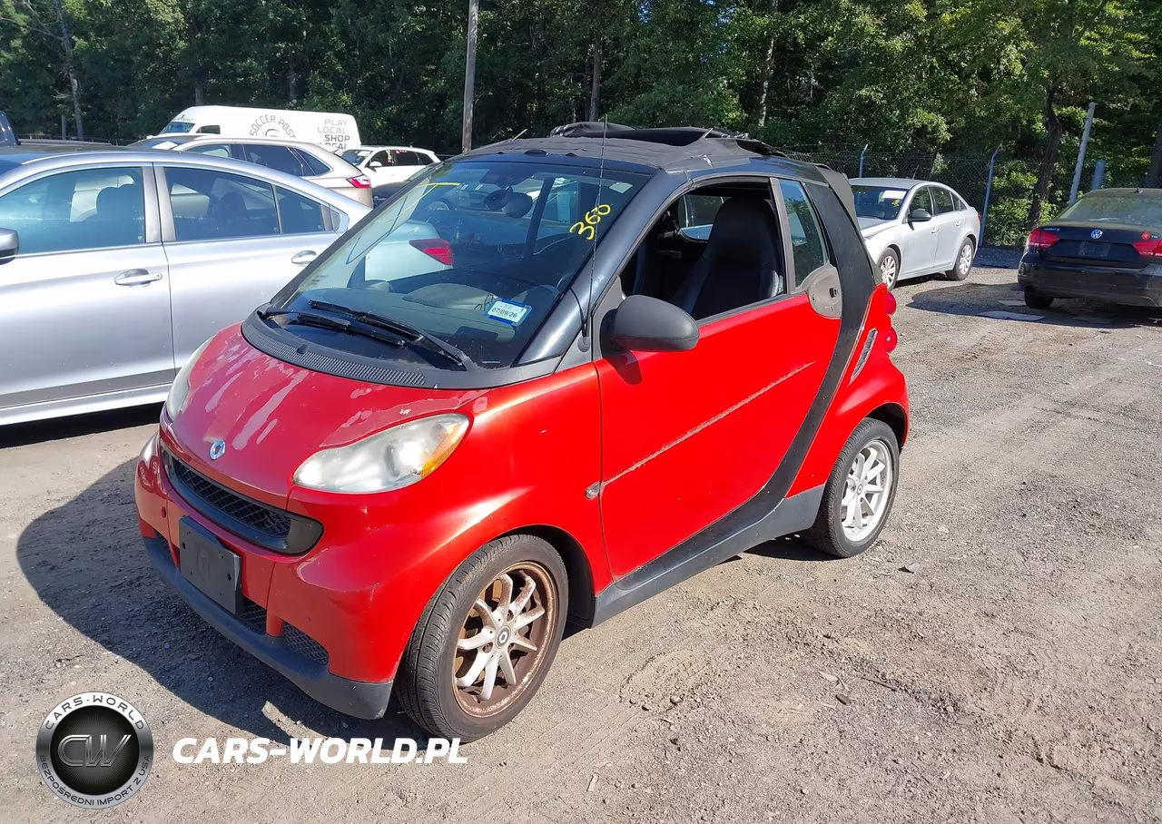2008 Smart Fortwo Passion VIN:WMEEK31X78K100319 - 2