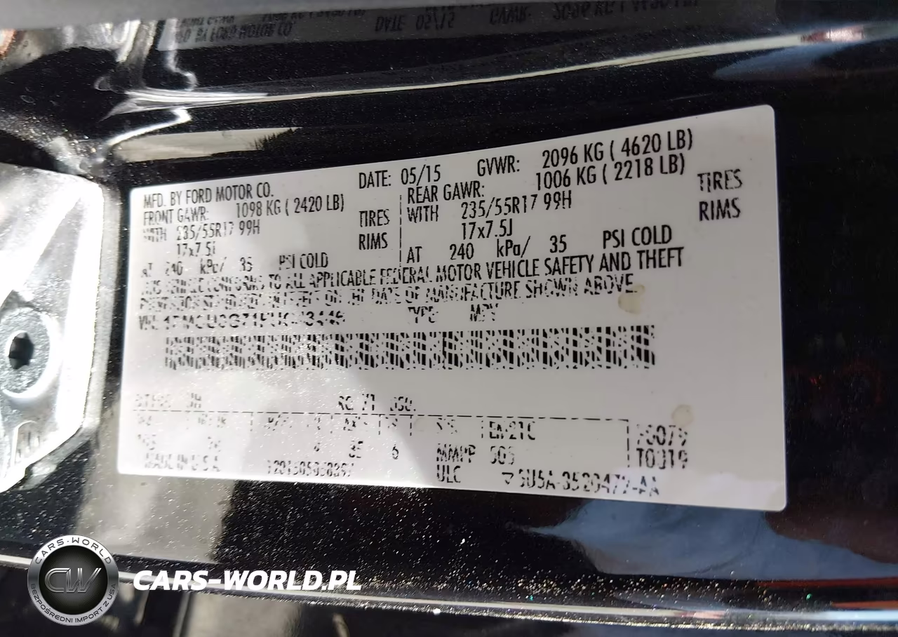 2015 Ford Escape Se VIN:1FMCU0G71FUC43446 - 9
