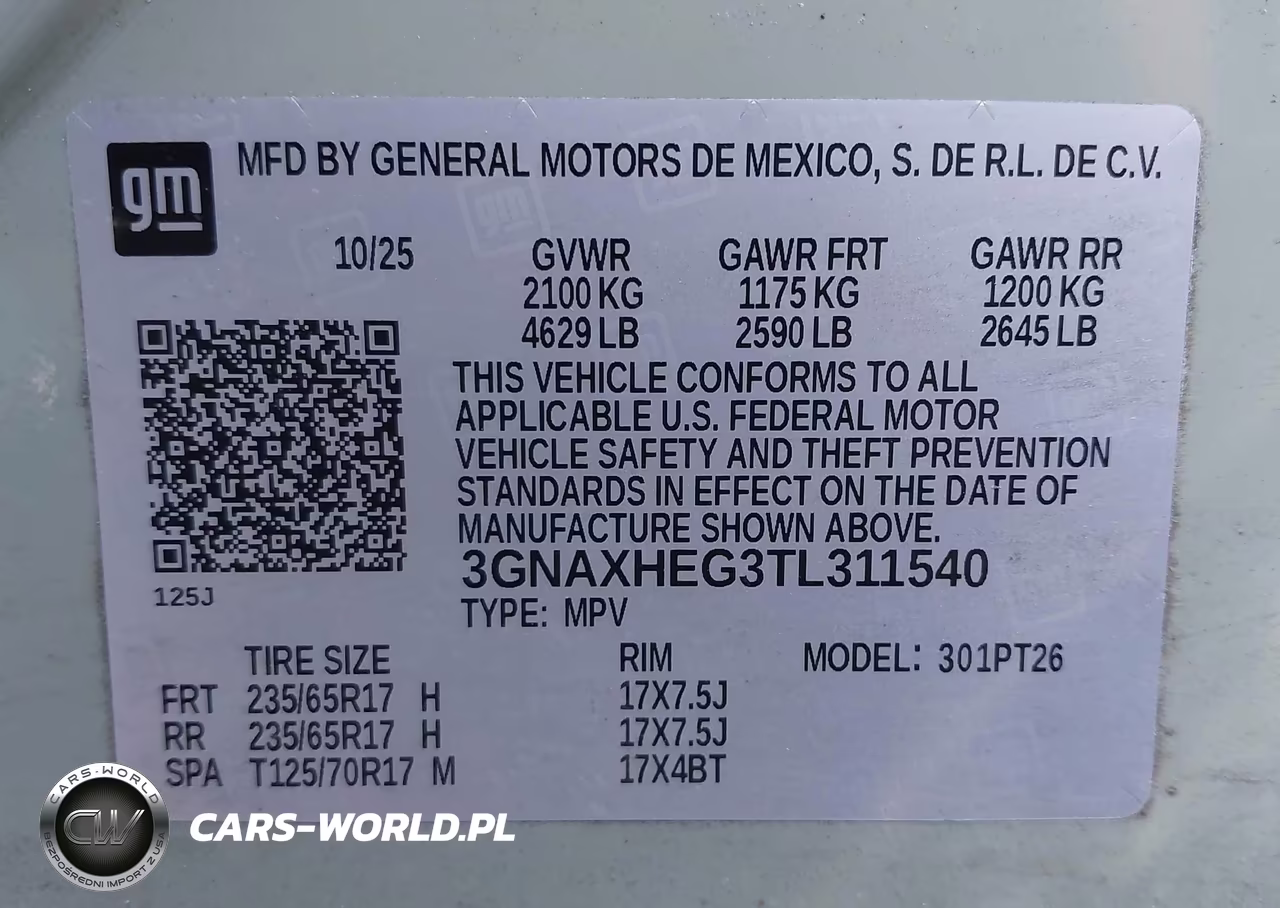 2026 Chevrolet Equinox Fwd Lt VIN:3GNAXHEG3TL311540 - 9