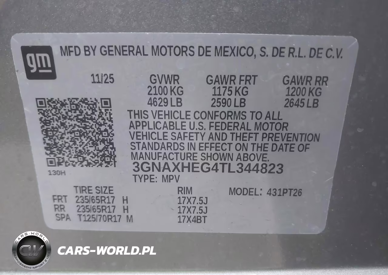 2026 Chevrolet Equinox Fwd Lt VIN:3GNAXHEG4TL344823 - 9