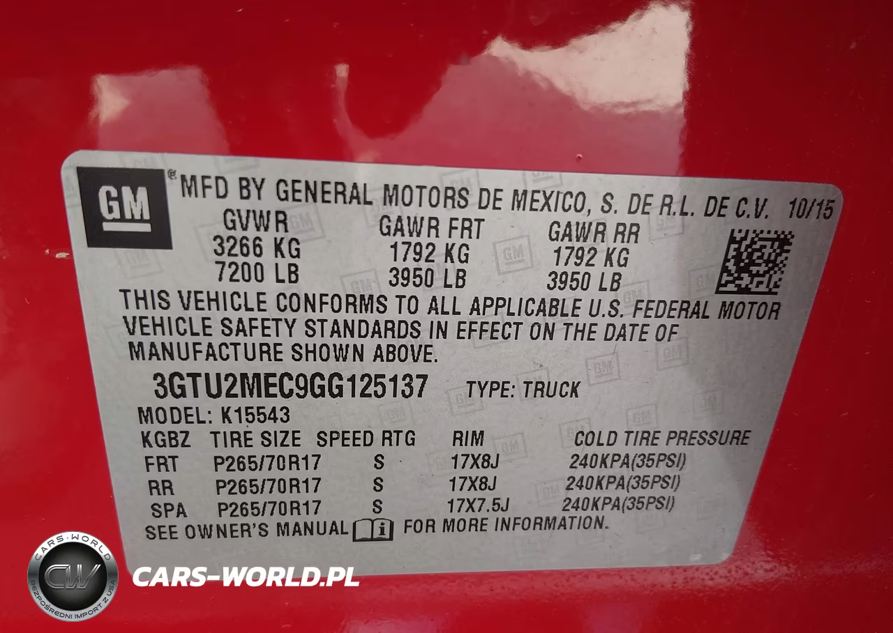 2016 GMC Sierra 1500 Sle VIN:3GTU2MEC9GG125137 - 9