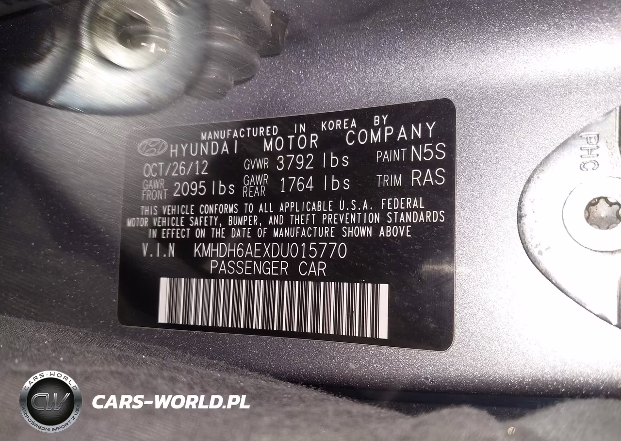 2013 Hyundai Elantra Se VIN:KMHDH6AEXDU015770 - 9