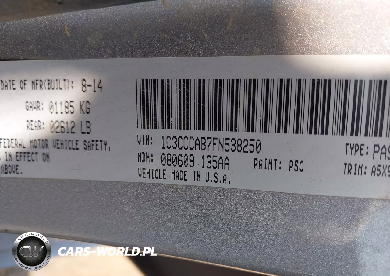 2015 Chrysler 200 Limited VIN:1C3CCCAB7FN538250 - 9