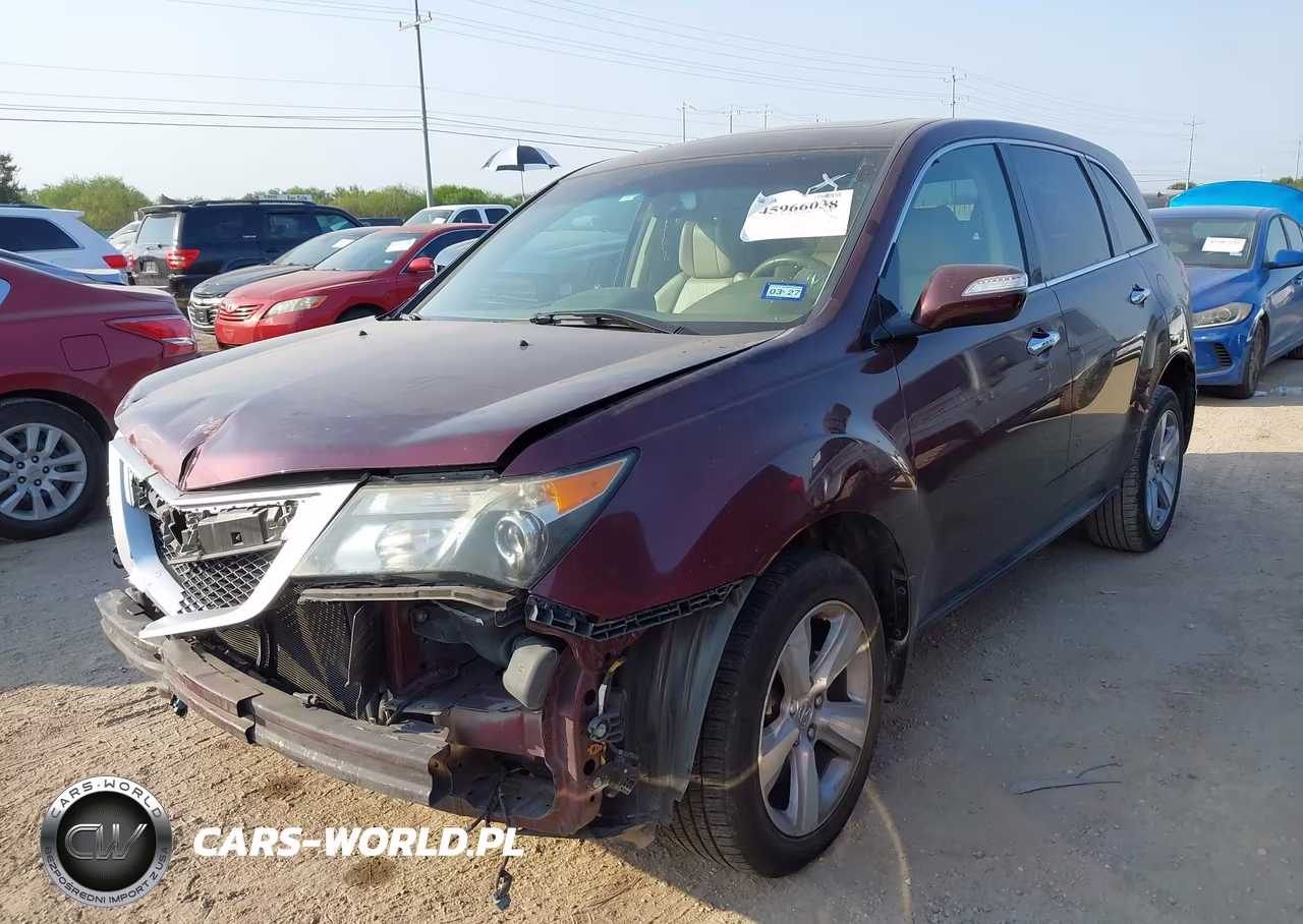 2012 Acura Mdx Technology Package VIN:2HNYD2H39CH536697 - 2