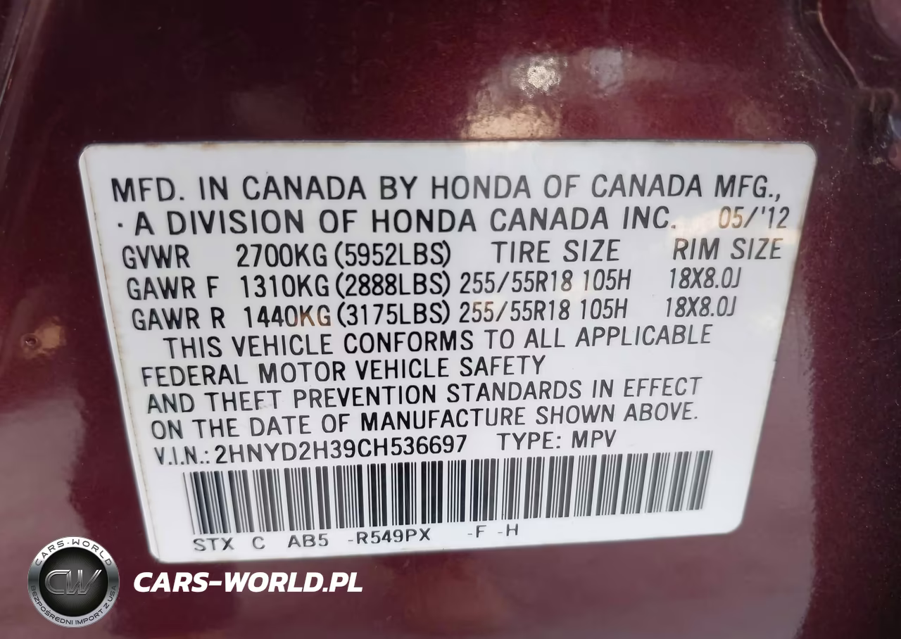 2012 Acura Mdx Technology Package VIN:2HNYD2H39CH536697 - 9