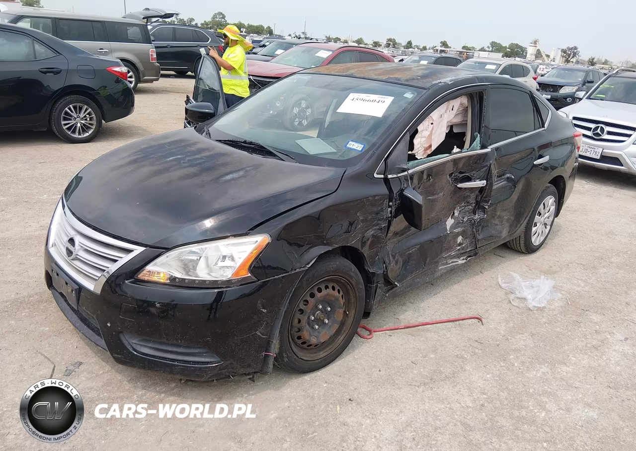 2014 Nissan Sentra Sv VIN:3N1AB7AP8EY302820 - 2
