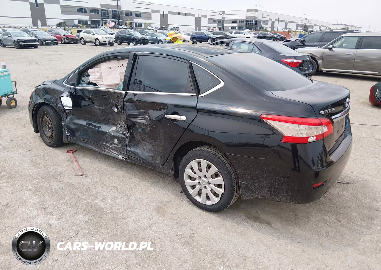 2014 Nissan Sentra Sv VIN:3N1AB7AP8EY302820 - 3
