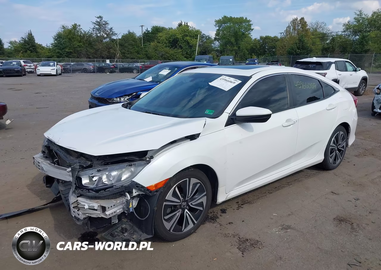 2018 Honda Civic Ex-L VIN:JHMFC1F77JX041034 - 2