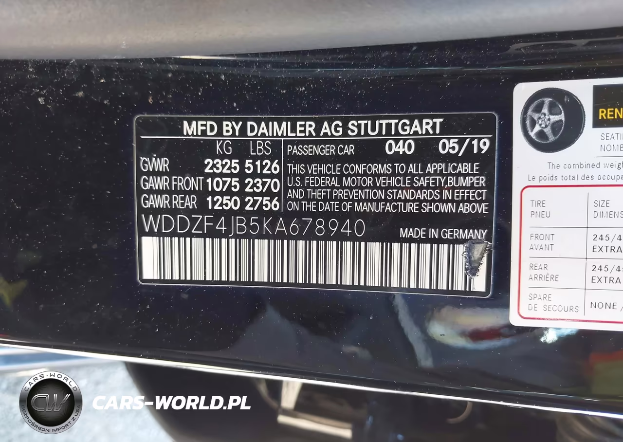 2019 Mercedes-Benz E 300 VIN:WDDZF4JB5KA678940 - 9