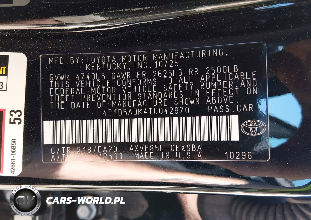 2026 Toyota Camry Nightshade VIN:4T1DBADK4TU042970 - 9
